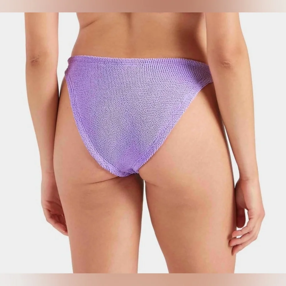 NWT Hunza G Classic Bikini Bottom One Size UK 6-18 (US 2-14) In Lilac